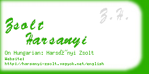 zsolt harsanyi business card